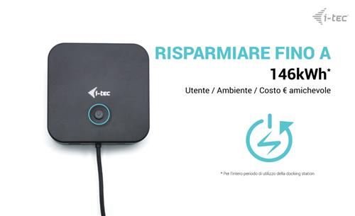 i-tec C31TRI4KDPDPRO100 replicatore di porte e docking station per laptop Cablato USB 3.2 Gen 1 (3.1 Gen 1) Type-C Nero