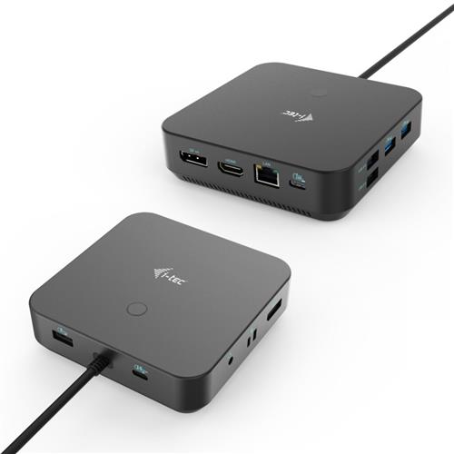 i-tec C31TRI4KDPDPRO100 replicatore di porte e docking station per laptop Cablato USB 3.2 Gen 1 (3.1 Gen 1) Type-C Nero