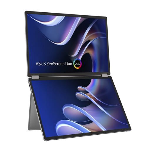 ASUS ZenScreen Duo OLED MQ149CD Monitor PC 35,6 cm (14) 1920 x 1200 Pixel WUXGA Argento