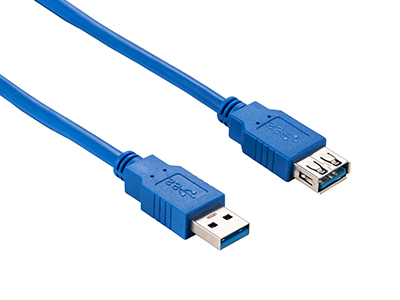 Hamlet XCU3A-MF30 cavo USB USB 3.2 Gen 1 (3.1 Gen 1) 3 m USB A Blu