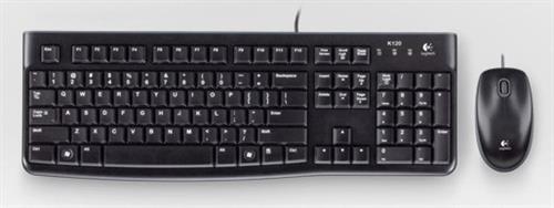 Logitech Desktop MK120 tastiera Mouse incluso Casa USB QWERTY Olandese Nero