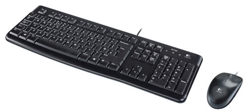 Logitech Desktop MK120 tastiera Mouse incluso Casa USB QWERTY Olandese Nero