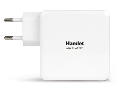 Hamlet Notebook Charger alimentatore universale da 65w per notebook e dispositivi mobili