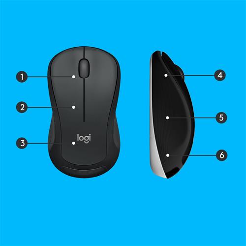 Logitech 920-008685 tastiera Mouse incluso Universale RF Wireless QWERTY US International Nero, Bianco