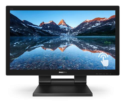 Philips B Line 222B9TA/00 LED display 54,6 cm (21.5) 1920 x 1080 Pixel Full HD LCD Touch screen Da tavolo Nero