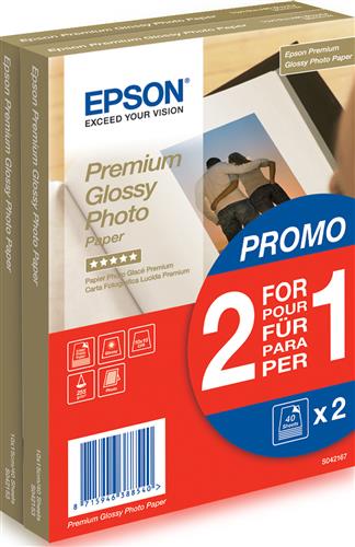 Epson Premium Glossy Photo Paper Bianco Lucida premium