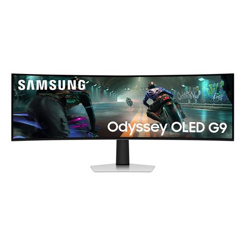 Samsung S49DG910SU Monitor PC 124,5 cm (49) 5120 x 1440 Pixel Dual QHD OLED Argento