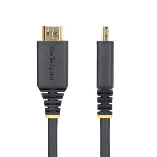 StarTech.com HDMI2-CABLE-GRIP-3F cavo HDMI 0,9 m HDMI tipo A (Standard) Nero
