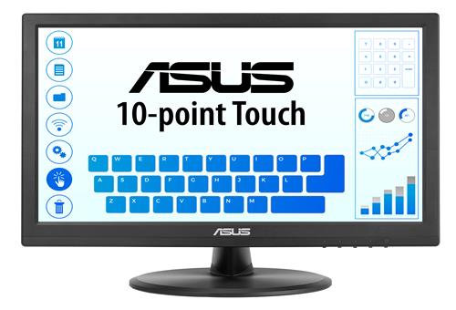 ASUS Touch VT169HE Monitor PC 39,6 cm (15.6) 1920 x 1080 Pixel Full HD LED Touch screen Da tavolo Nero