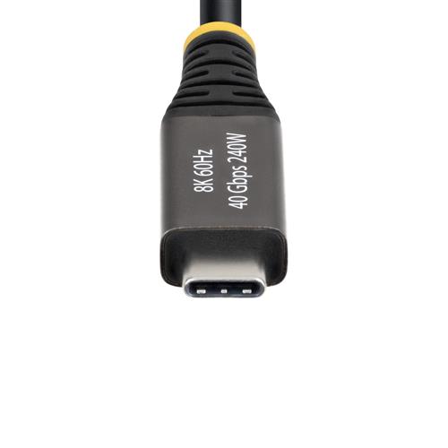 CAVO USB4 ATTIVO DA 2M USB-C USB-C/8K60/DP2.1/240 W/40 GBPS