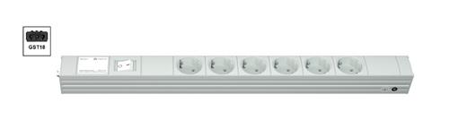 DI-STRIP D GST18 6S 6SOCKETS+SWITCH