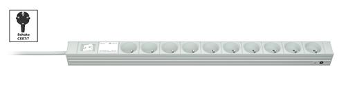 DI-STRIP F COMPACT 10SOCKETS+SWITCH