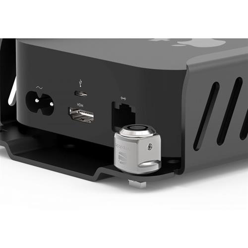 APPLE TV SECURITY MOUNT 4TH 4K 1-2ND GEN 2018-21+CABLE LOCK BLK