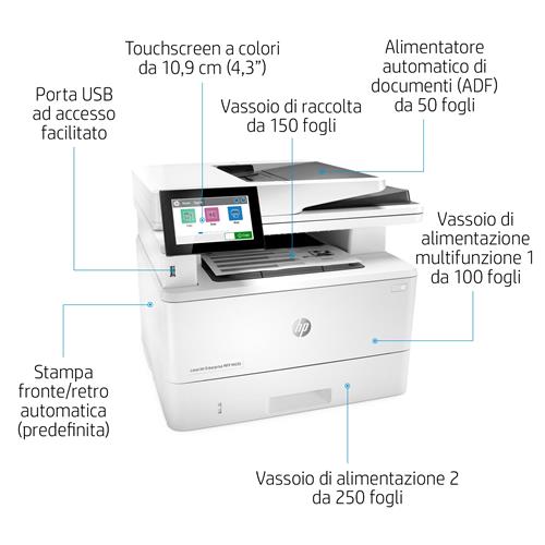 HP LaserJet Enterprise MFP M430f Laser A4 1200 x 1200 DPI 38 ppm