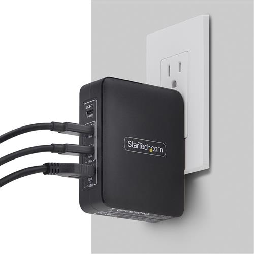 CARICABATT. USB-C DA 140W GAN ALIMENTATORE PD 3.1 USB-C/USB-A