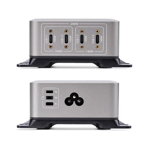 CARICATORE USB-C A 4 PORTE 240 W TOTALI 1X PORTA 140 W EPR