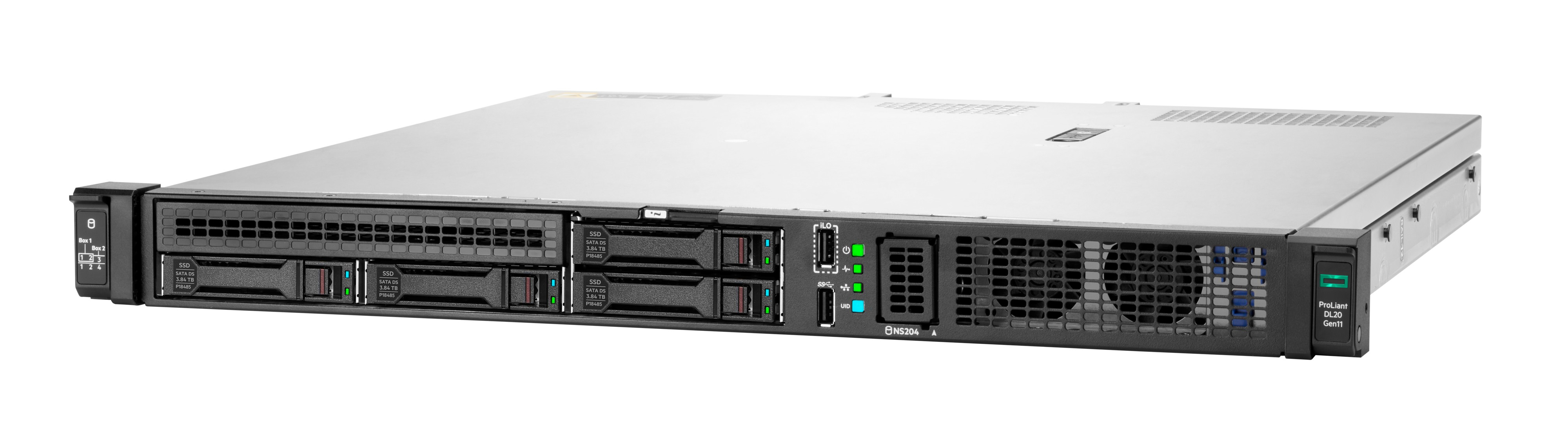 HPE ProLiant DL20 Gen11 E-2434 3.4GHz 4c 1P 32GB-U 4SFF 2x480GB SATA SSD 800W PS EU Server