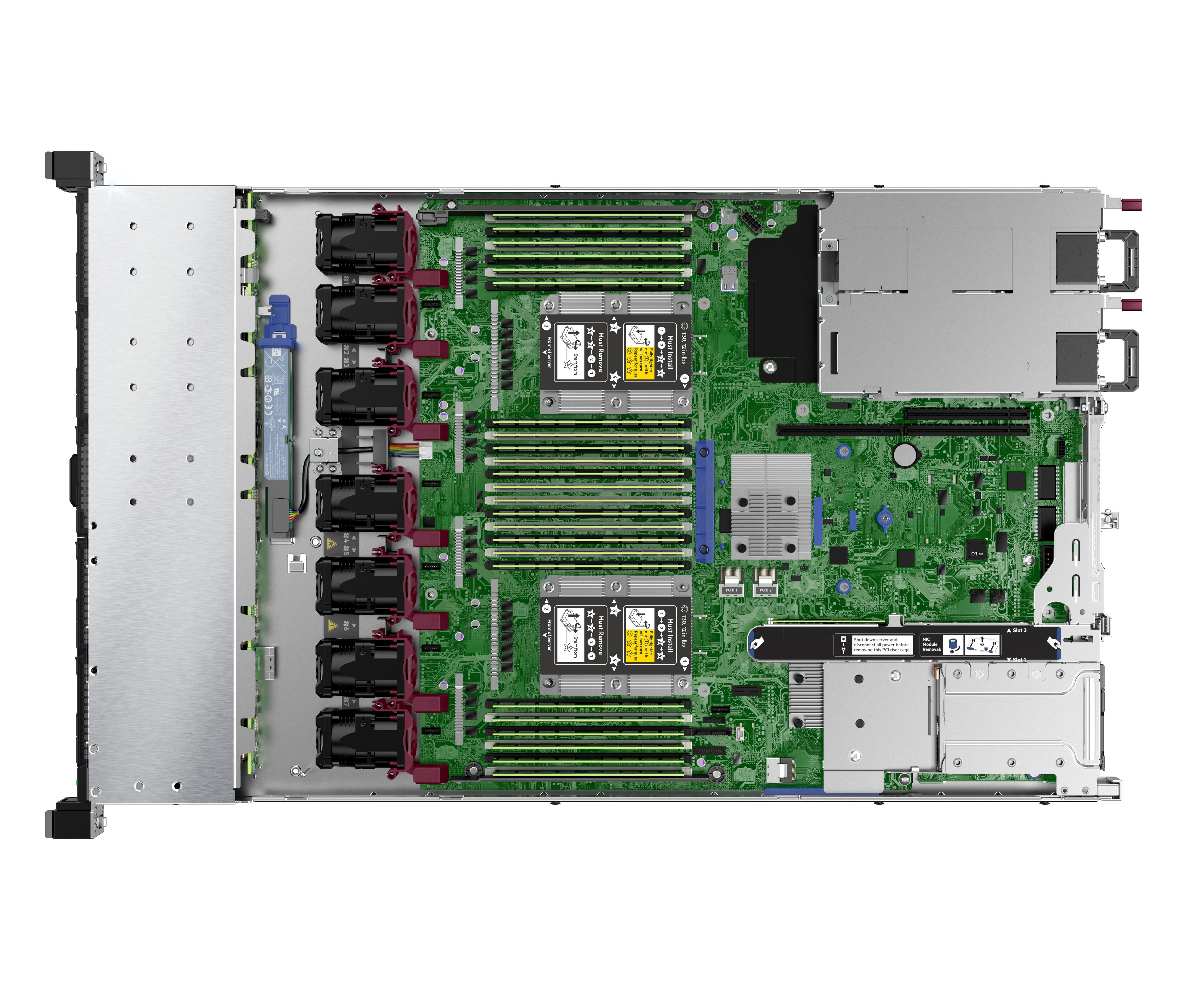HPE ProLiant DL360 Gen10 4208 2.1GHz 8c 1P 64GB-R 8SFF P408i-a 2x960GB SSD 2x800W RPS EMEA Server
