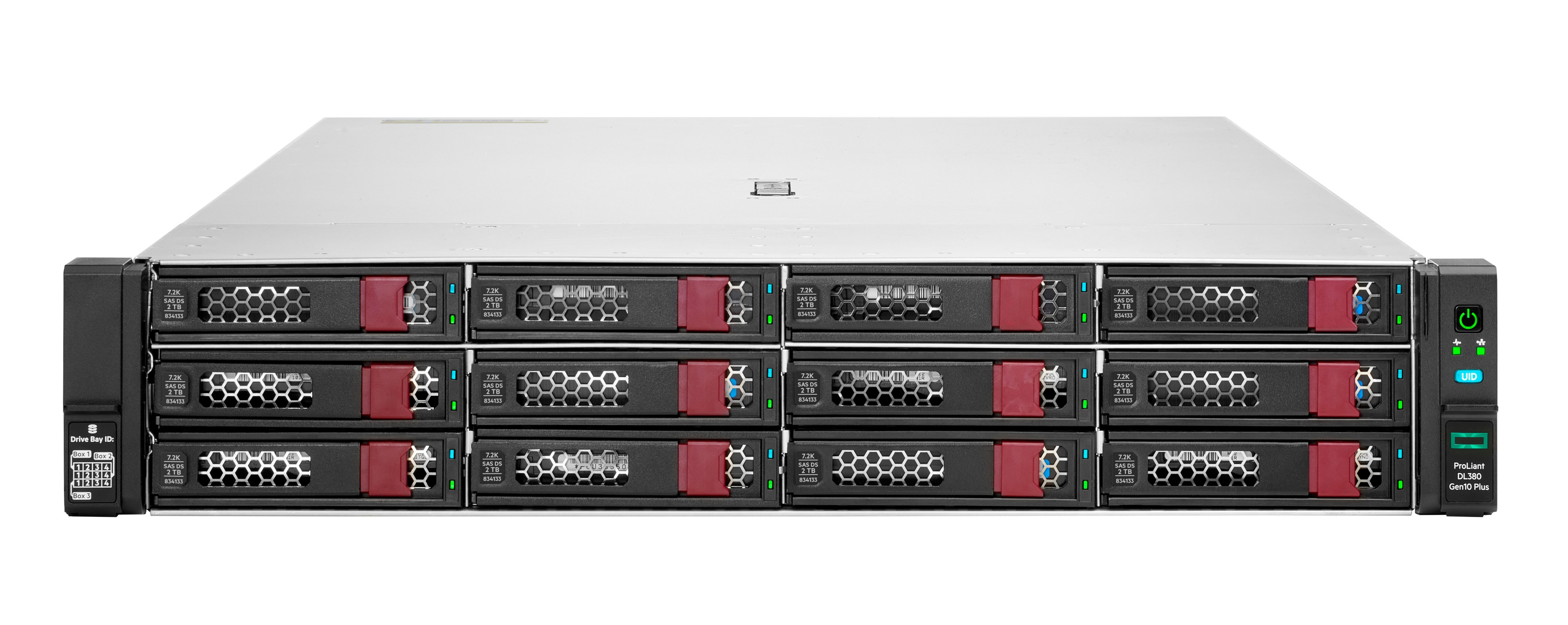 HPE ProLiant DL380 Gen10 Plus 4310 12c 1P 2x32GB-R SR416i-a 2x480GB SATA SSD 2x800W PS EU Server
