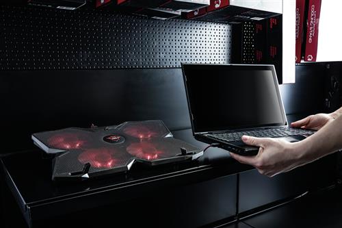 Trust GXT 278 base di raffreddamento per laptop 43,9 cm (17.3) Nero