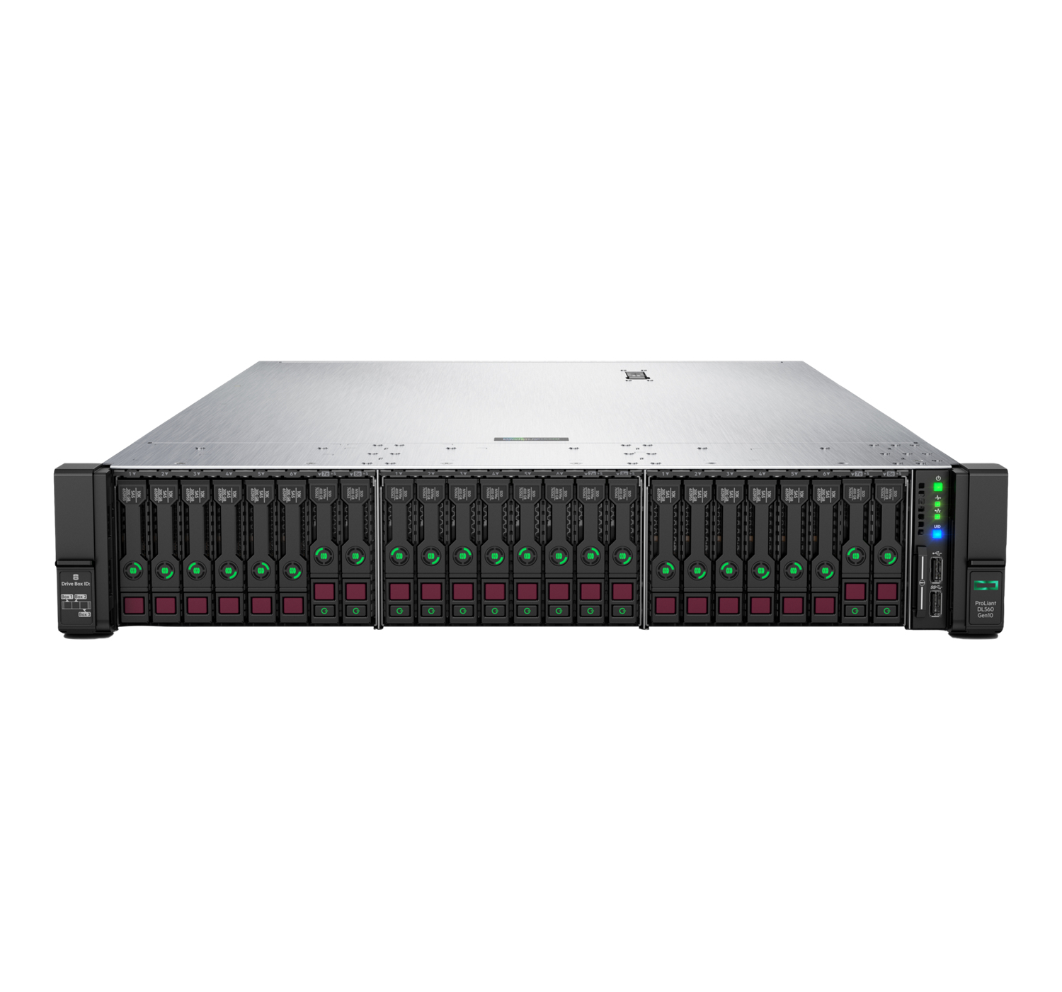 HPE ProLiant DL560 Gen10 server 0 GB Armadio (2U) Intel Xeon Platinum 8268 2,9 GHz 512 GB DDR4-SDRAM 1600 W