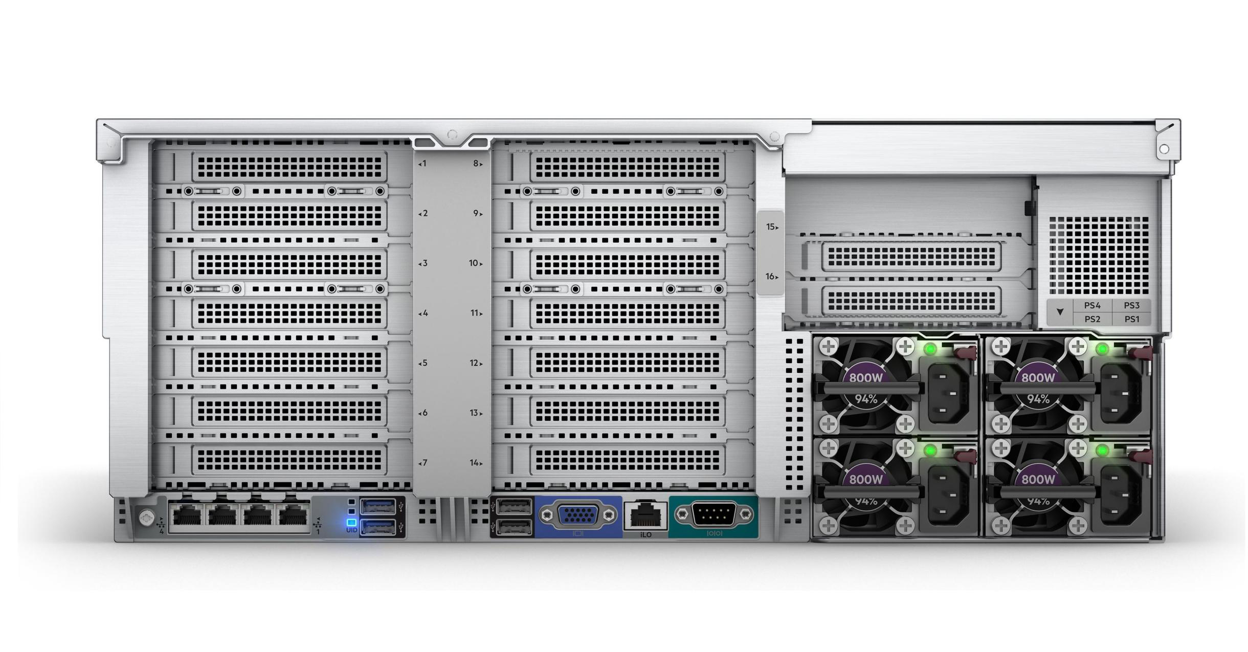 HPE ProLiant DL580 Gen10 server 0 GB Armadio (4U) Intel Xeon Platinum 8260 2,4 GHz 512 GB DDR4-SDRAM 1600 W