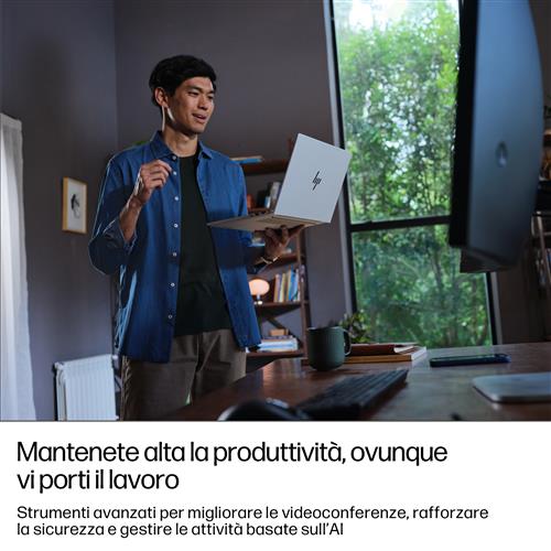 HP EliteBook 8 G1i 16 inch Notebook AI PC Wolf Pro Security Edition Intel Core Ultra 7 255U Computer portatile 40,6 cm (16