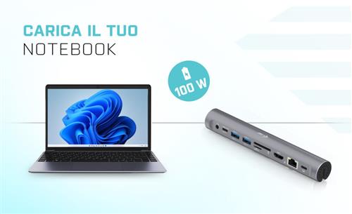 i-tec Metal C31METALDOCKPADPD replicatore di porte e docking station per laptop Cablato USB 3.2 Gen 1 (3.1 Gen 1) Type-C Grigio