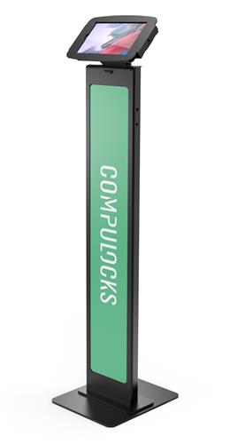 GALAXY TAB A7 LITE 8.7IN SPACE ENCLOS BRANDABLE FLOOR STAND BLK
