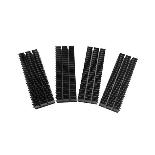 HEATSINK F M.2 SSD MODULE 68X21X10.5 MM SILVER METAL 4PCS