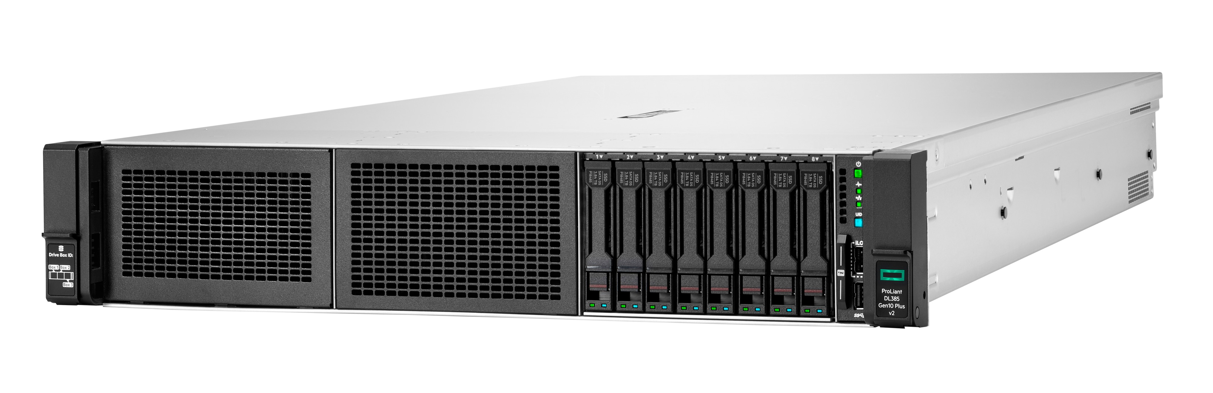 HPE ProLiant DL385 Gen10 Plus v2 7313 3.0GHz 16-core 1P 32GB-R MR416i-a 8SFF 800W PS Server