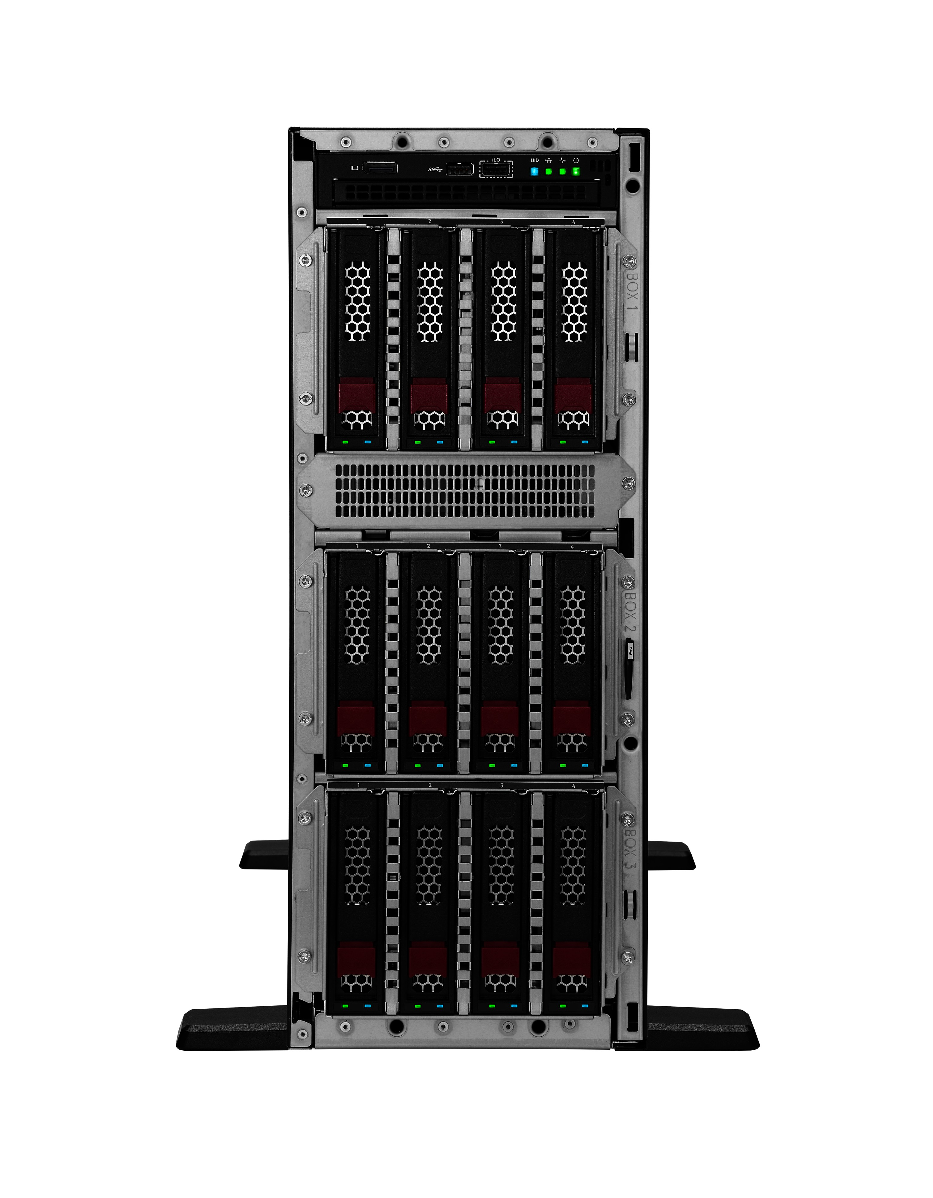 HPE ProLiant ML350 Gen11 4410Y 2.0GHz 12-core 1P 32GB-R MR408i-o 8SFF 1000W RPS Server