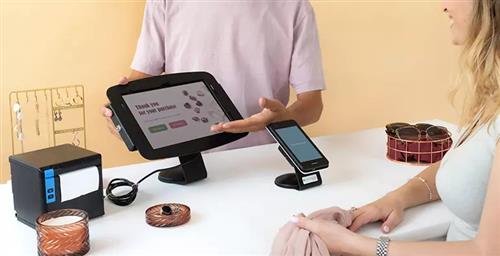 IPAD 10.2IN SPACE ENCLOS. CORE COUNTER STAND OR WALL MOUNT BLK