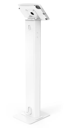 IPAD 10.2IN SPACE ENCLOSURE BRANDABLE FLOOR STAND - WHITE