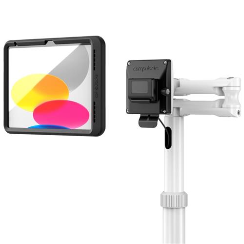 IPAD 10TH-11TH (A16) GEN POWER MOVE MEDICAL ROLLING CART EXT BL