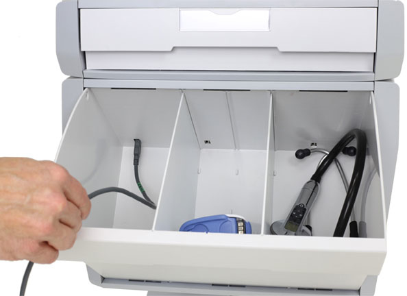 Ergotron 97-854 accessorio per carrello multimediale Grigio, Bianco Cestello