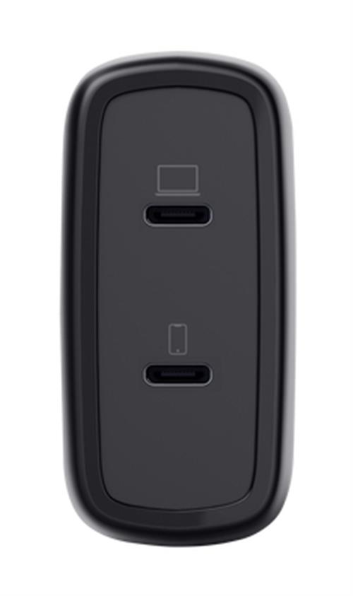 MAXO 65W 2P USB-C GAN CHARGER BLK