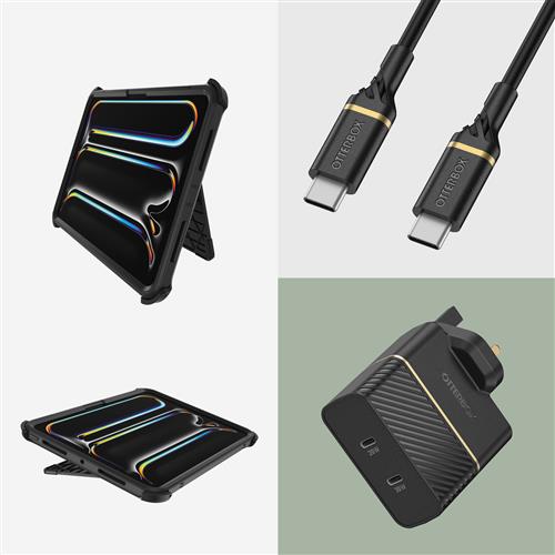 OB DEFENDER APPLE IPAD PRO 11IN M4 BLACK RETAILPACK