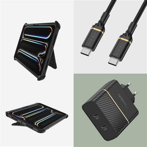 OB DEFENDER APPLE IPAD PRO 11IN M4 BLACK RETAILPACK