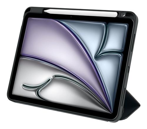 OB REACT FOLIO APPLE IPAD AIR 11 (M2/5TH/4TH GEN)-BLACK