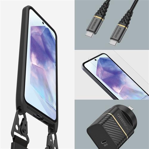 OB REACT NECKLACE GALAXY A55 5G SAMSUNG BLACK PROPACK