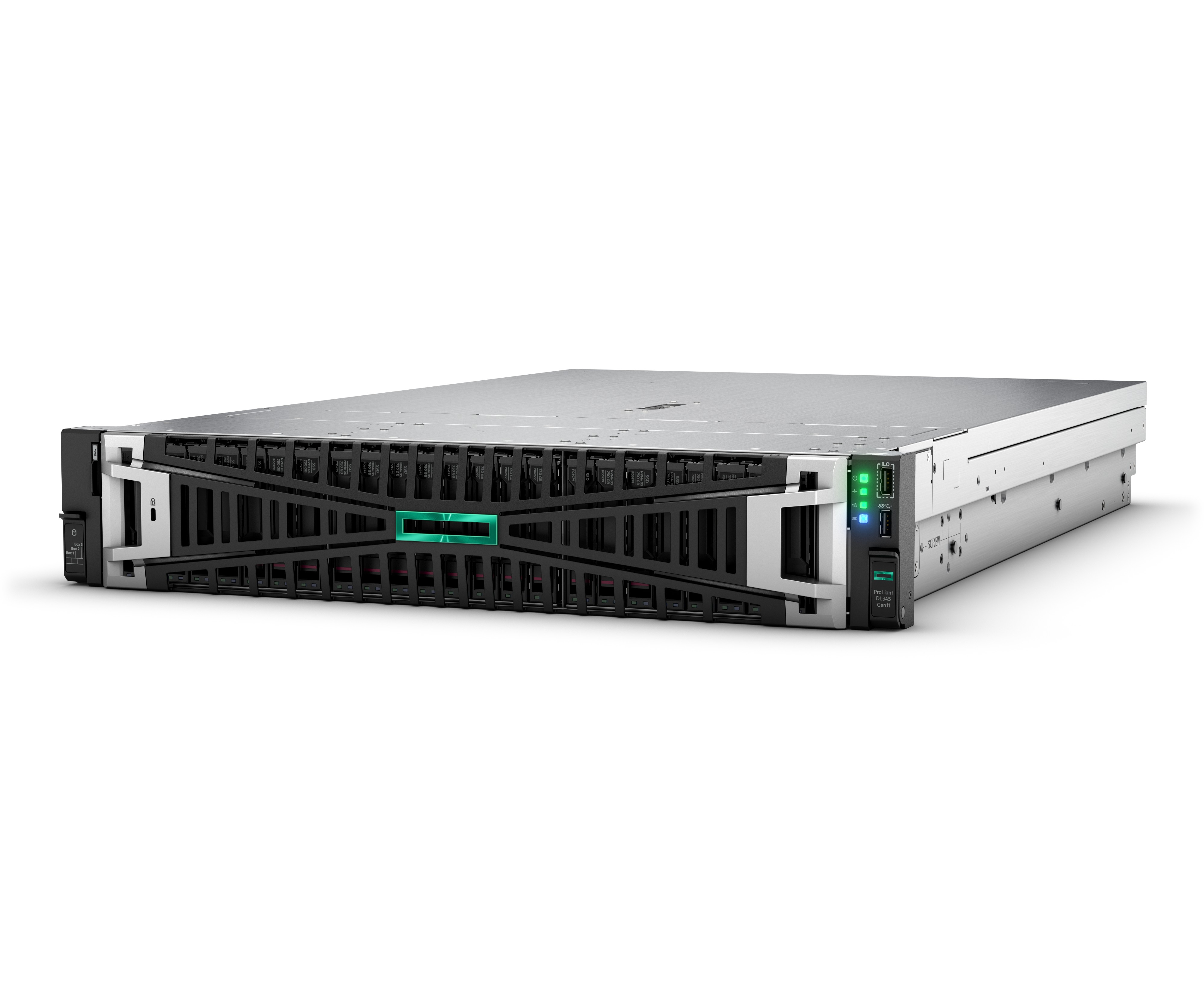 HPE ProLiant DL345 Gen11 9124 3.0GHz 16-core 1P 32GB-R MR408i-o 8LFF 1000W PS EU Server