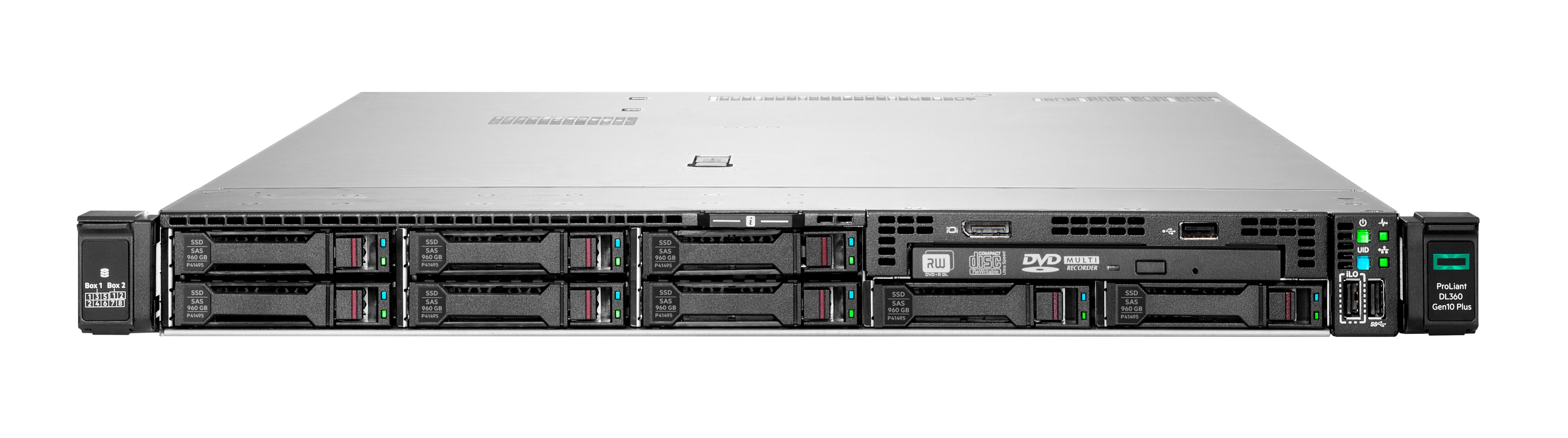 HPE ProLiant DL360 Gen10 Plus 4309Y 8c 1P 2x32GB-R 8SFF SR416i-a 2x2.4TB HDD 2x800W PS EU Server