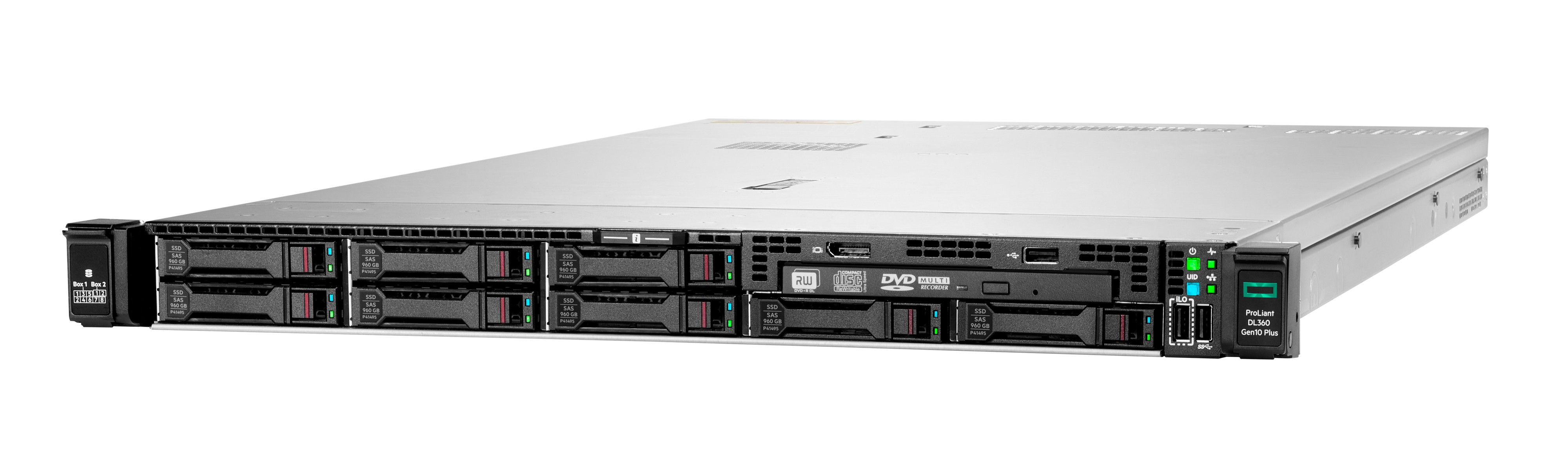 HPE ProLiant DL360 Gen10 Plus 4309Y 8c 1P 2x32GB-R 8SFF SR416i-a 2x2.4TB HDD 2x800W PS EU Server