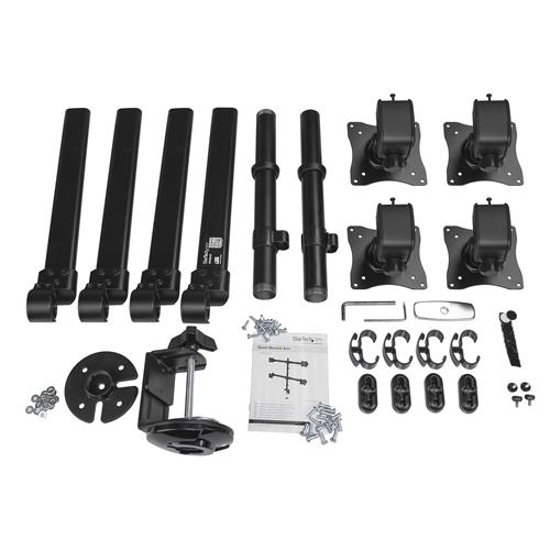 StarTech.com ARMQUAD Supporti a parete per TV 68,6 cm (27) Nero