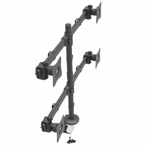 StarTech.com ARMQUAD Supporti a parete per TV 68,6 cm (27) Nero