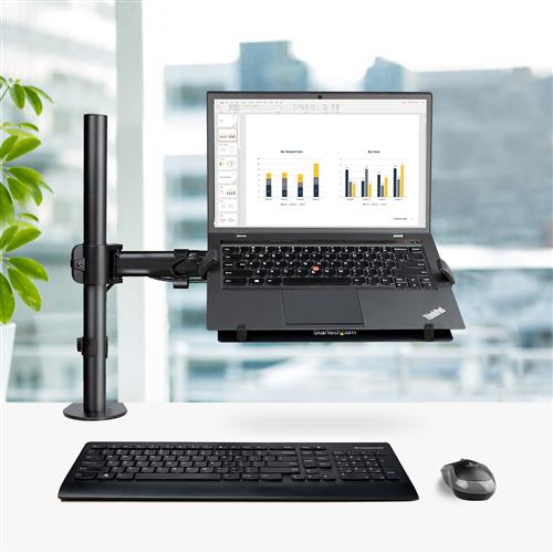 StarTech.com A-LAPTOP-DESK-MOUNT supporto per laptop Braccio per computer portatile Nero 86,4 cm (34)
