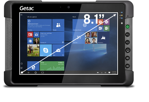 Getac T800 G2 Intel Atom 20,6 cm (8.1