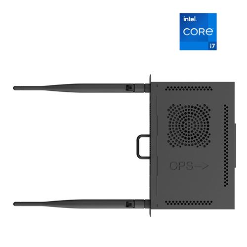 BenQ TEY41-i7 Intel Core i7 i7-1255U 16 GB DDR4-SDRAM 256 GB SSD Windows 11 Pro Telaio montato a rack PC Nero