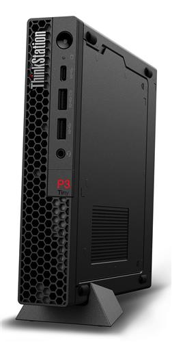 Lenovo ThinkStation P3 Tiny Intel Core i7 i7-14700T 32 GB DDR5-SDRAM 1 TB SSD NVIDIA RTX A400 Windows 11 Pro Mini PC Nero
